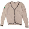 Damski sweter graficzny Sergio Tacchini UK 12, średnia biała bawełna