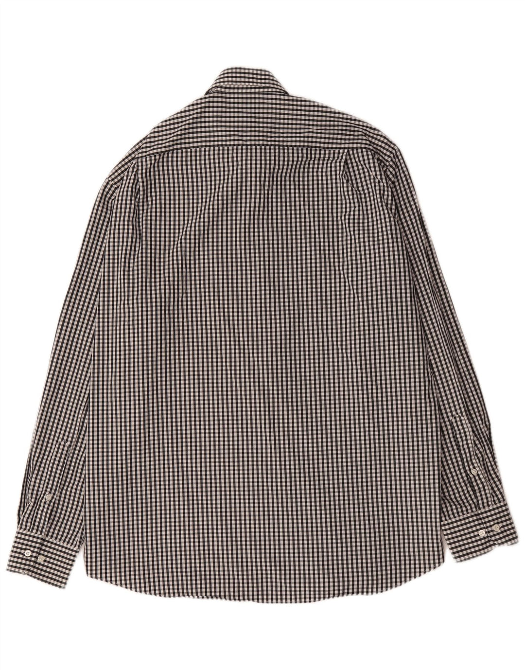 Koszula męska Hugo Boss, rozmiar 43 17 XL, czarna bawełniana kratka