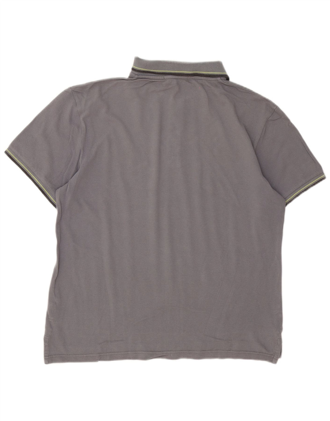 Męska koszulka polo Trussardi XL, szara, bawełniana w paski