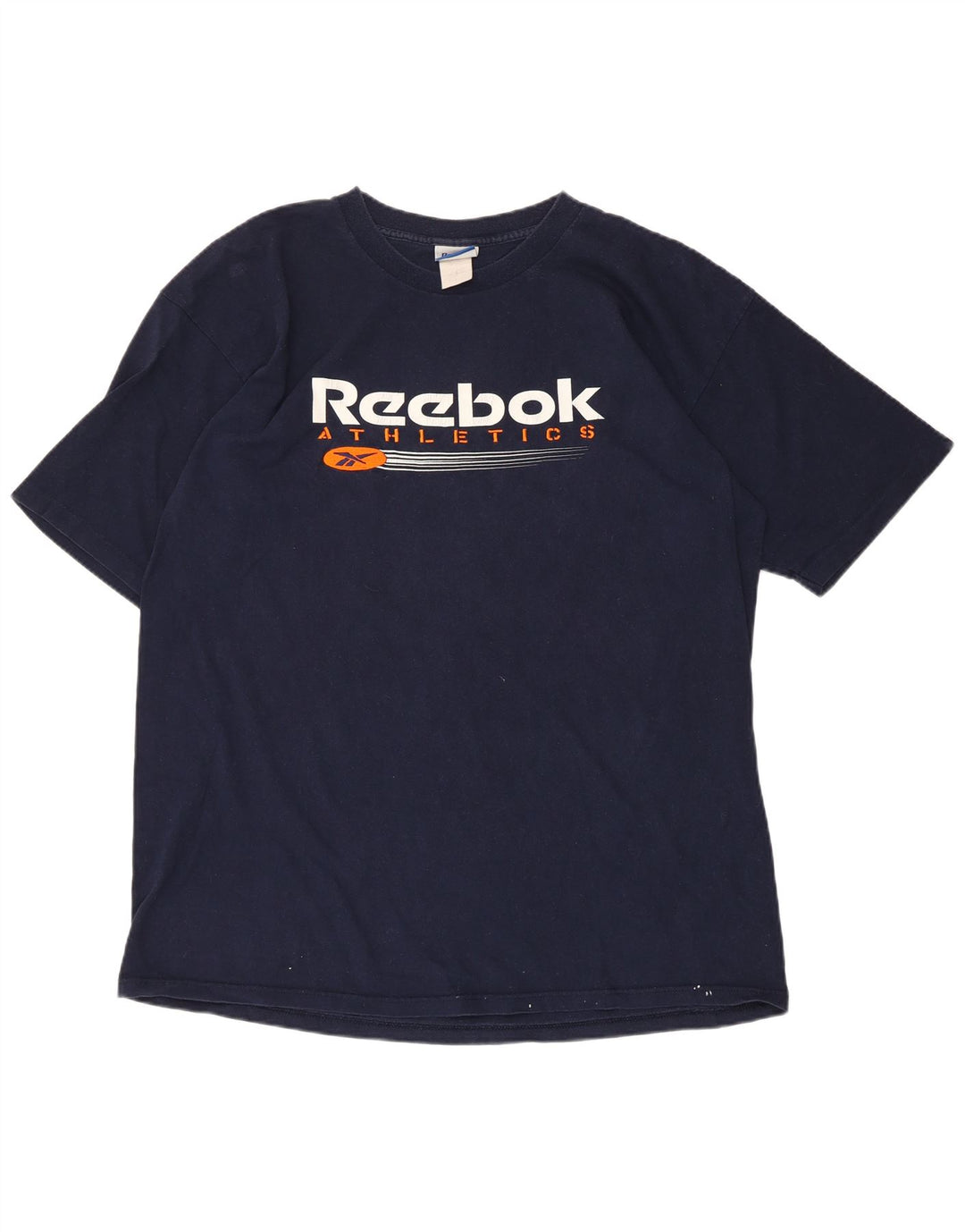 Męska koszulka Reebok z grafiką, duża, granatowa