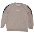 Męska bluza Puma z grafiką, sweter XL, szara, bawełniana z blokami kolorów