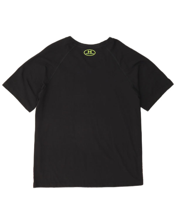 Męska koszulka t-shirt Under Armour Heat Gear 2XL w kolorze czarnym z plamkami