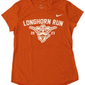 Damska koszulka z grafiką NIKE Top UK 14, duży, pomarańczowy poliester