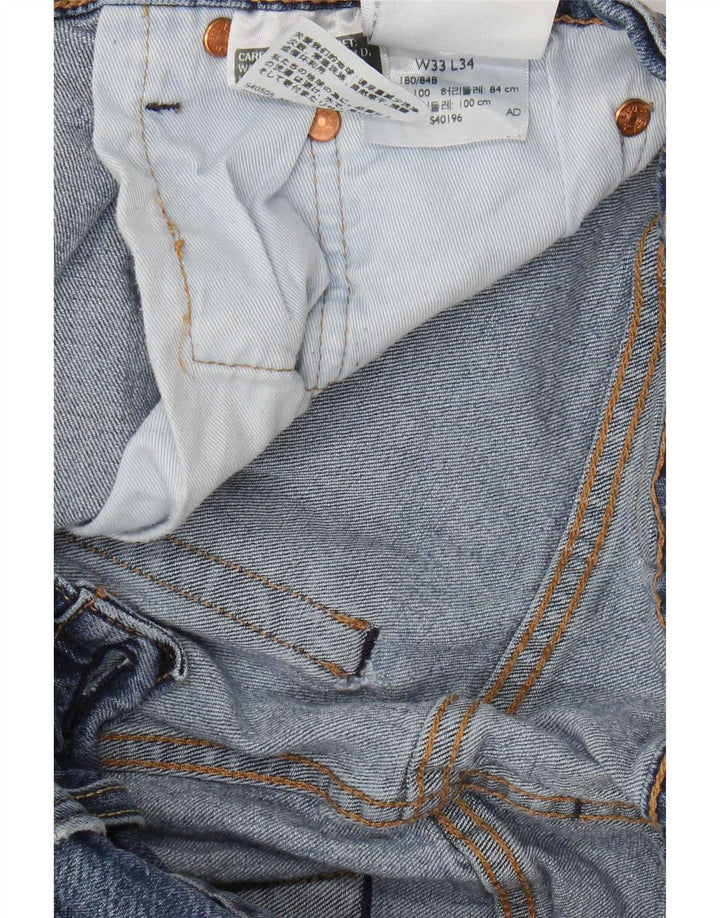 Męskie jeansy Levi's w trudnej sytuacji W33 L34 Niebieska bawełna