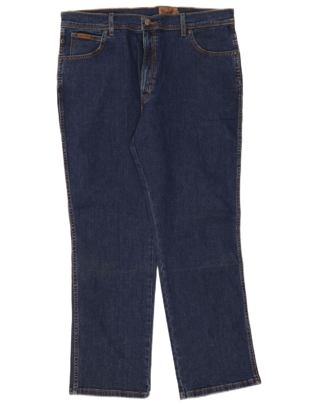 Męskie jeansy Wrangler Texas Stretch Straight W38 L30 Granatowa bawełna