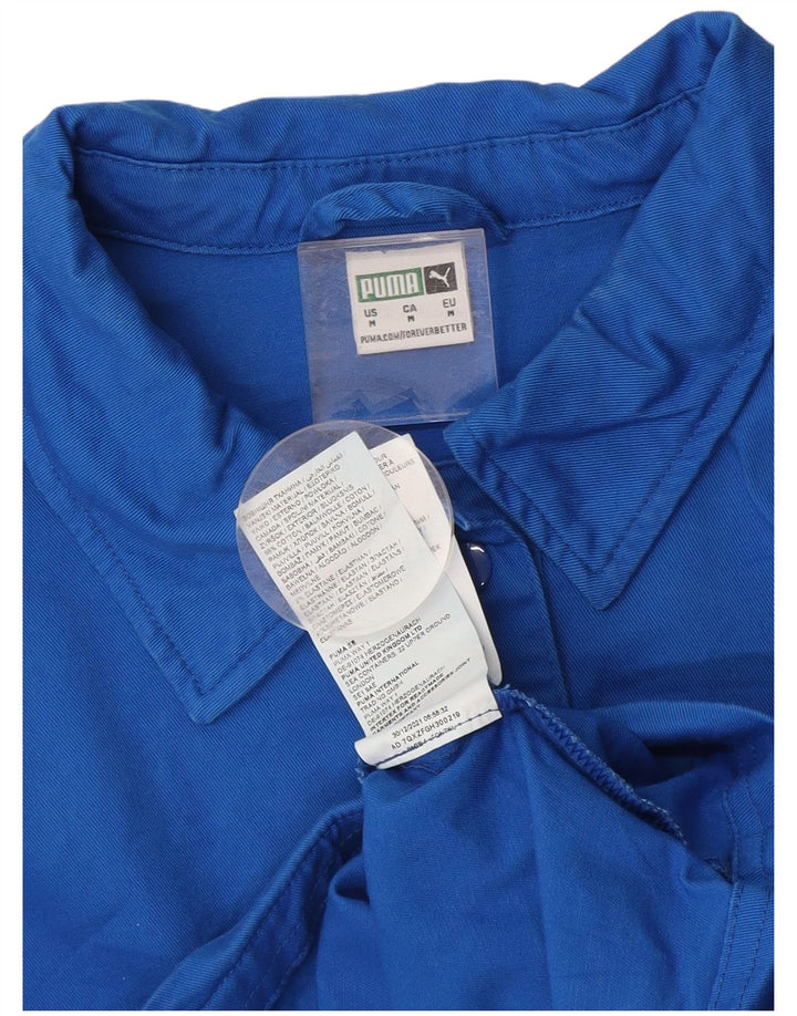 Damska kurtka bomberka PUMA UK 14, średnia niebieska, bawełniana