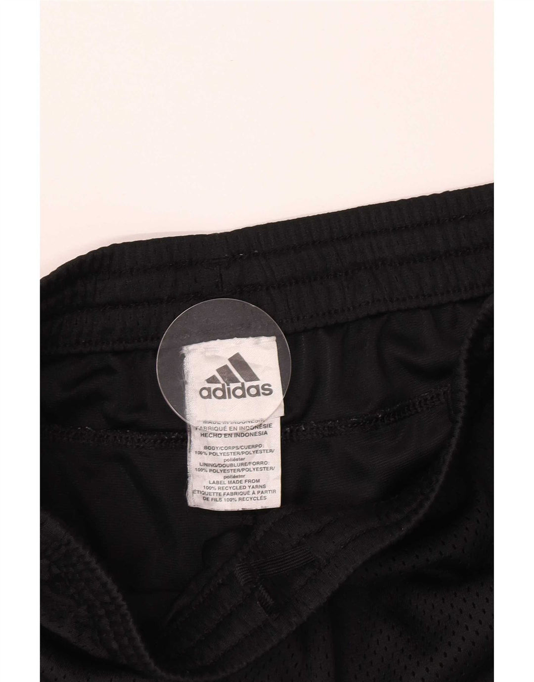Chłopięce spodenki sportowe Adidas 8-9 lat, małe, czarne, poliestrowe