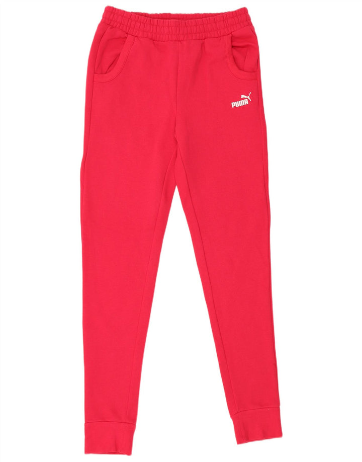 Damskie spodnie dresowe PUMA Joggers UK 10 Small Pink Cotton