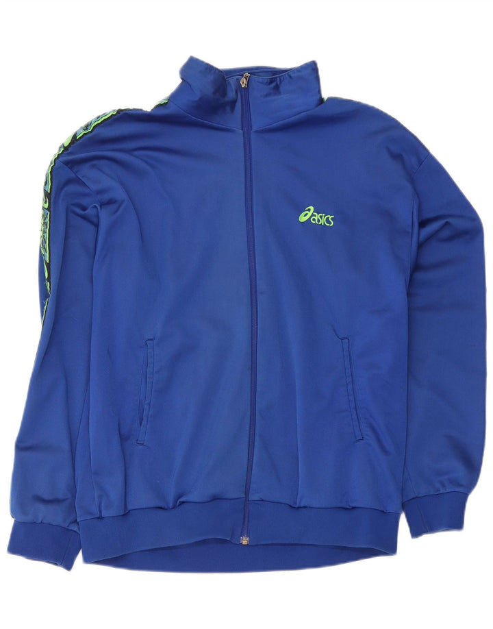 Męska kurtka dresowa Asics Graphic IT 56 2XL Niebieski poliamid