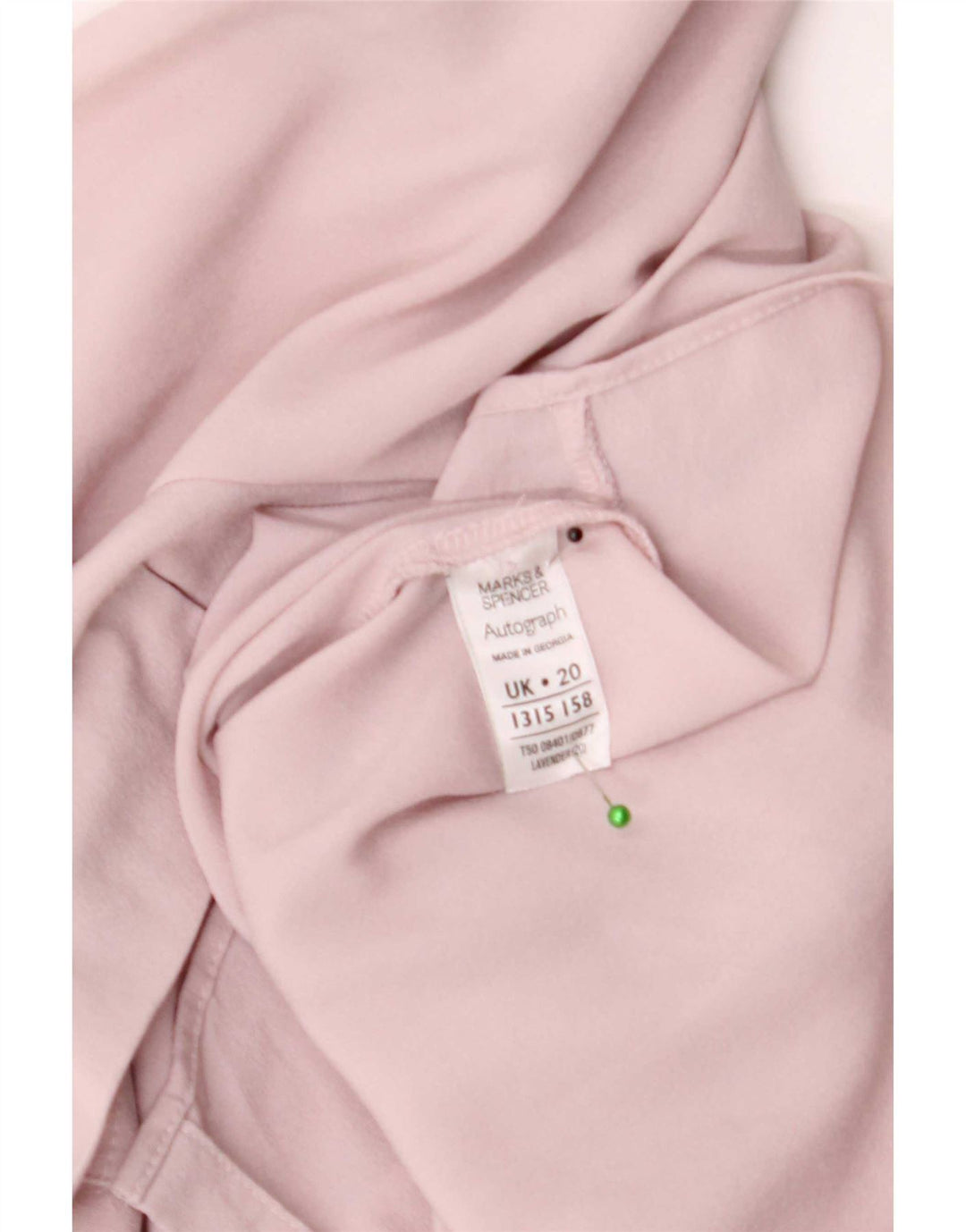 Damska bluzka koszulowa Marks & Spencer UK 20 2XL Różowa Poliester