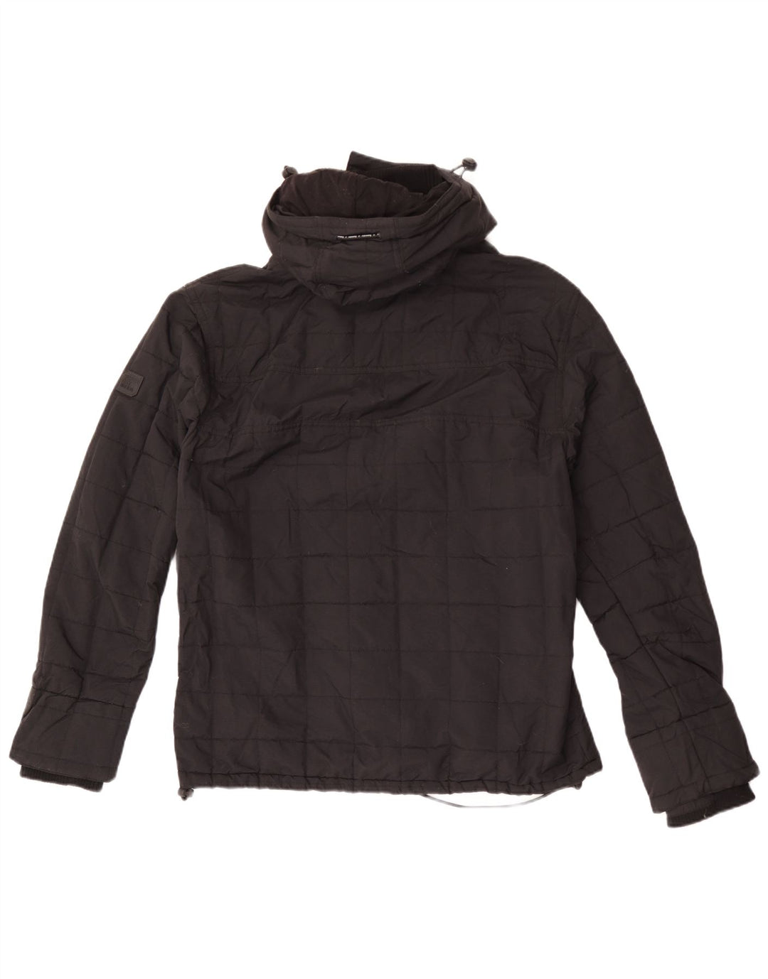 Męska wiatrówka Superdry Graphic UK 40, duża czarna