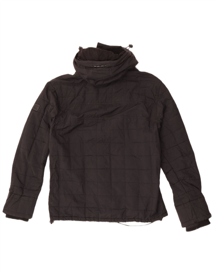 Męska wiatrówka Superdry Graphic UK 40, duża czarna