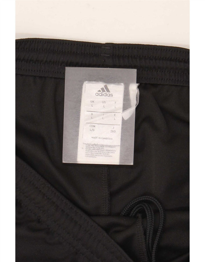 Męskie spodenki sportowe Adidas Climalite, duże, czarne, poliestrowe