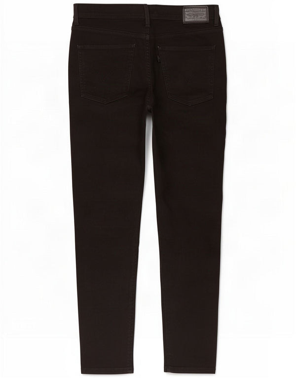 Levi's Womens Mile High Super Skinny Jeans W31 L32 Black Cotton