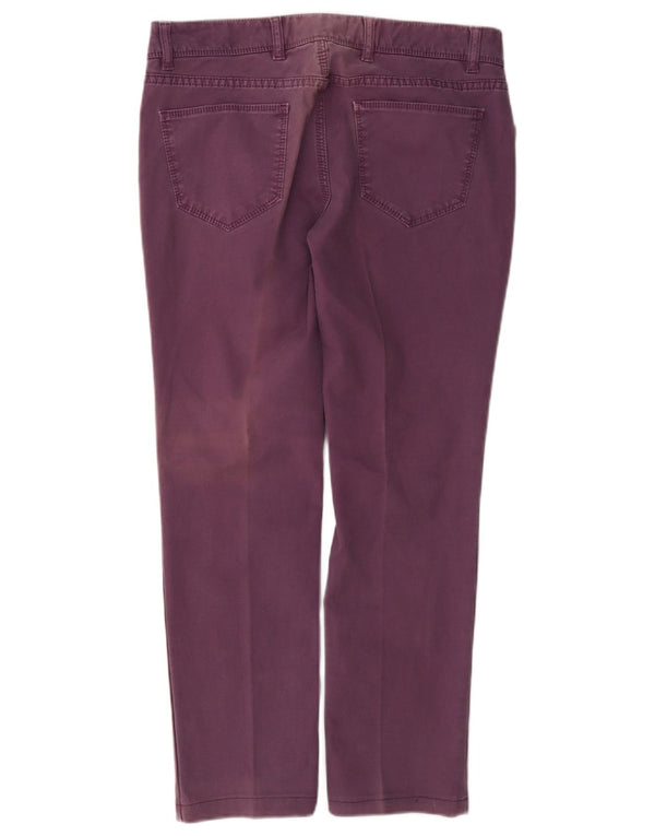 Wąskie spodnie damskie Massimo Dutti W30 L26 fioletowe