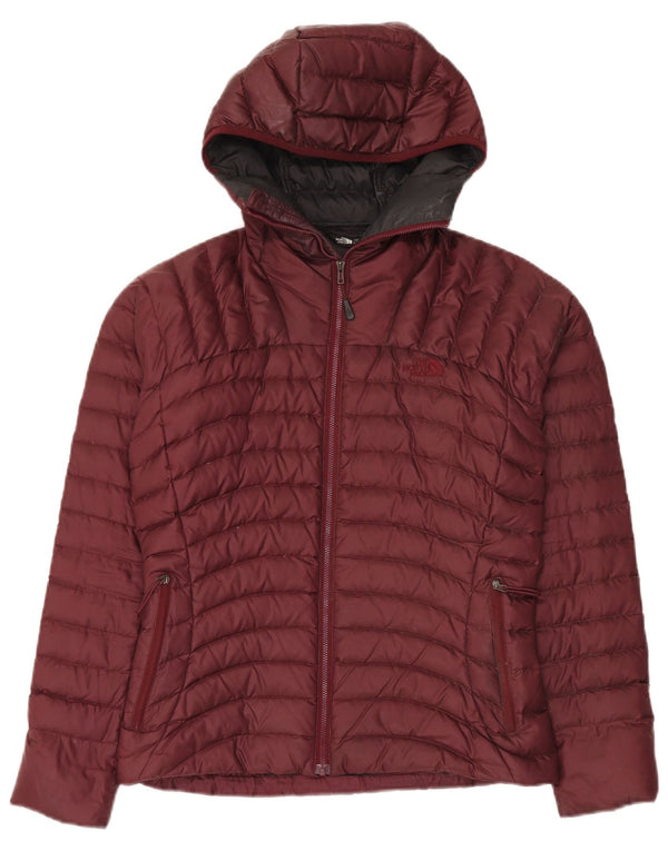 Damska wyściełana kurtka z kapturem The North Face UK 10 Small, bordowy nylon