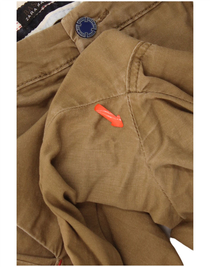 Męskie spodnie chino Zara EU 40 Medium W31 L33 brązowe