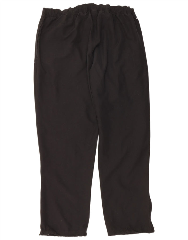 Męskie spodnie dresowe ADIDAS Climalite 2XL, czarny poliester