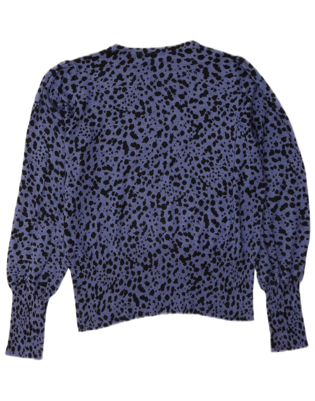 Marks & Spencer Damski sweter z dekoltem w łódkę, UK 12, średni niebieski