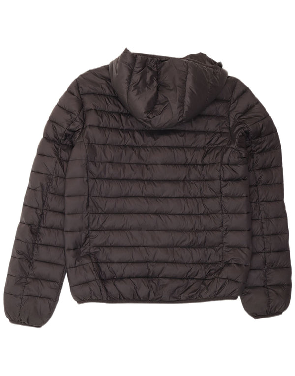 Męska ocieplana kurtka z kapturem Kappa UK 42 XL, czarny nylon