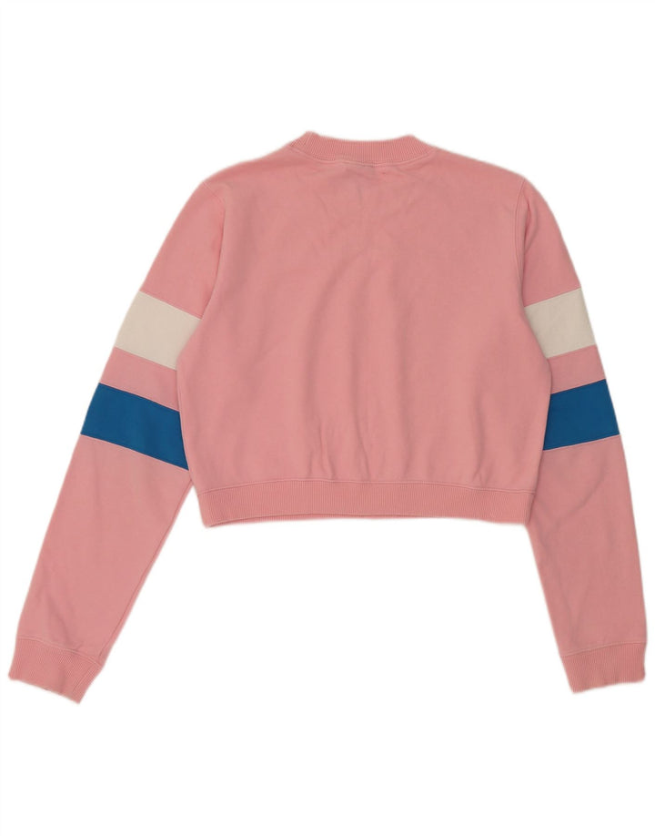 Damska bluza Champion Crop Sweatshirt UK 14 w kolorze średniego różu