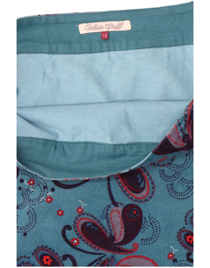 Spódnica damska White Stuff UK 12 Medium W32 Blue Paisley