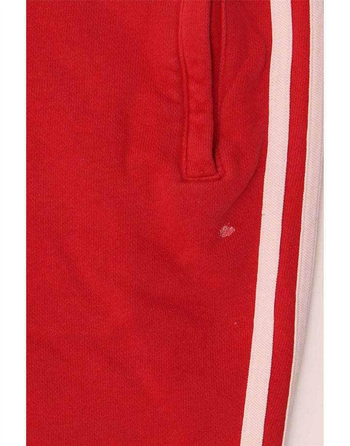 Męskie spodenki sportowe Adidas, małe, czerwone, bawełniane