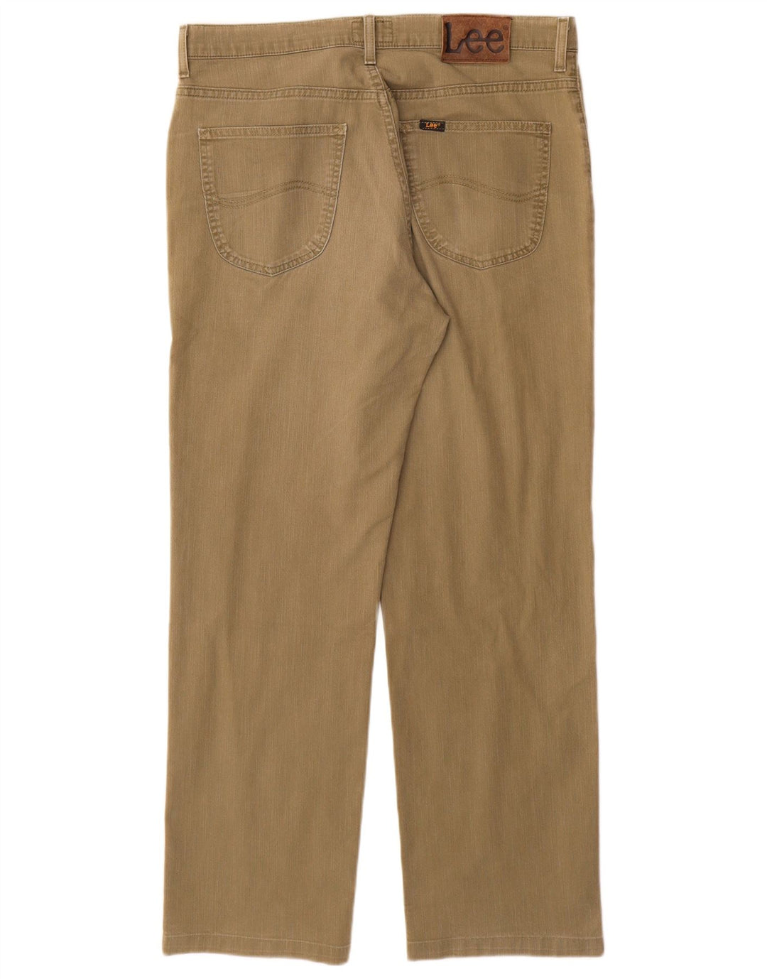 Męskie jeansy LEE Brooklyn Straight W36 L31, bawełna khaki