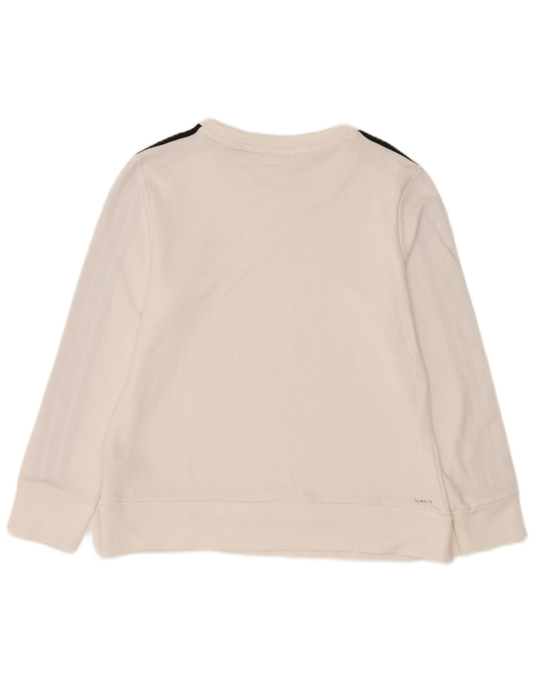 Adidas Damska bluza Climalite Jumper UK 12/14 Średni biały poliester