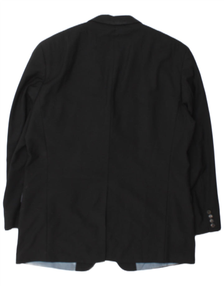 Męska marynarka zapinana na 3 guziki Hugo Boss UK 44 2XL Czarna