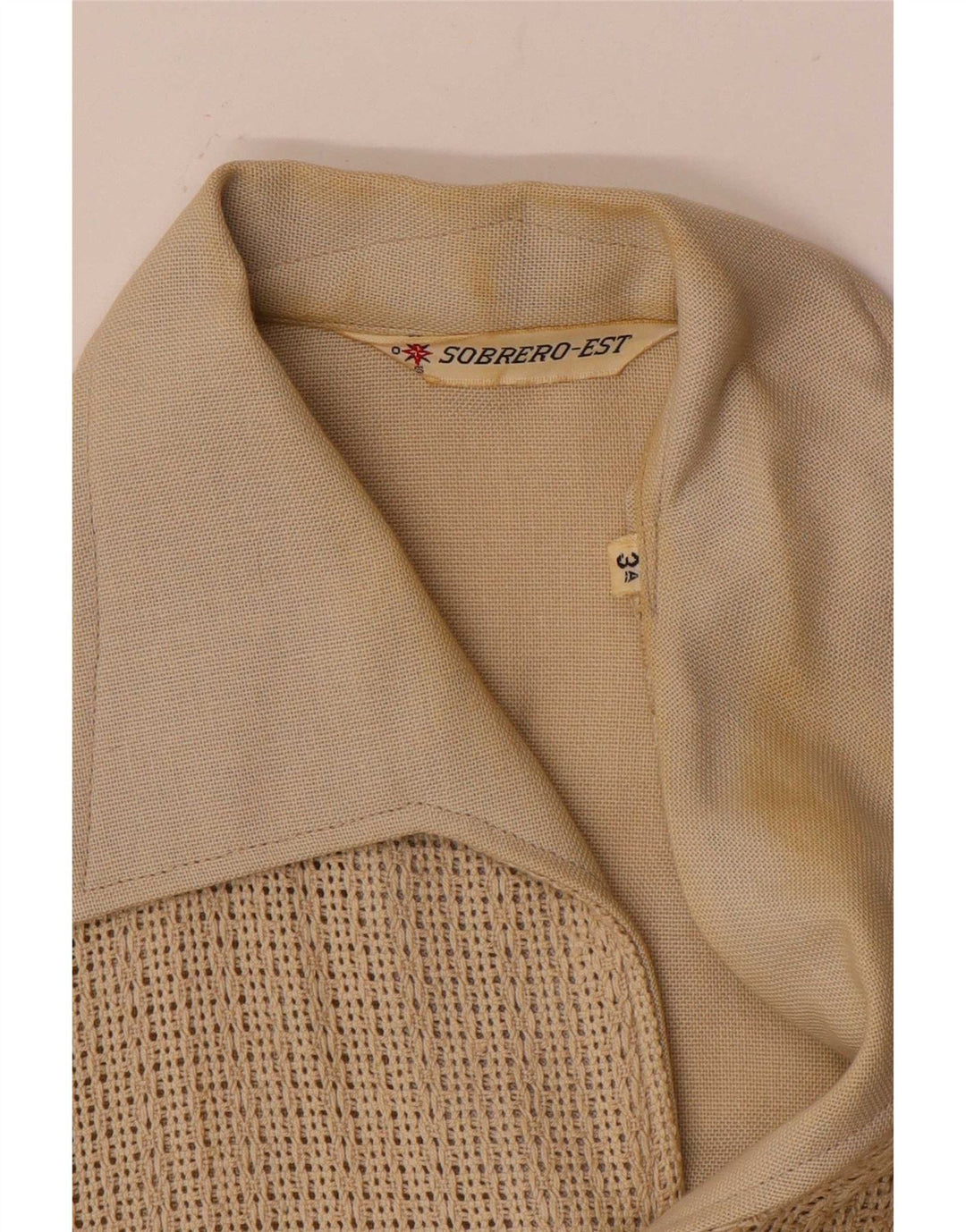 Koszula męska vintage, średni beż