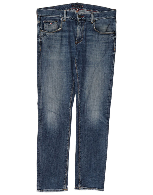 Męskie jeansy slim fit Tommy Hilfiger W36 L30 Niebieskie bawełniane