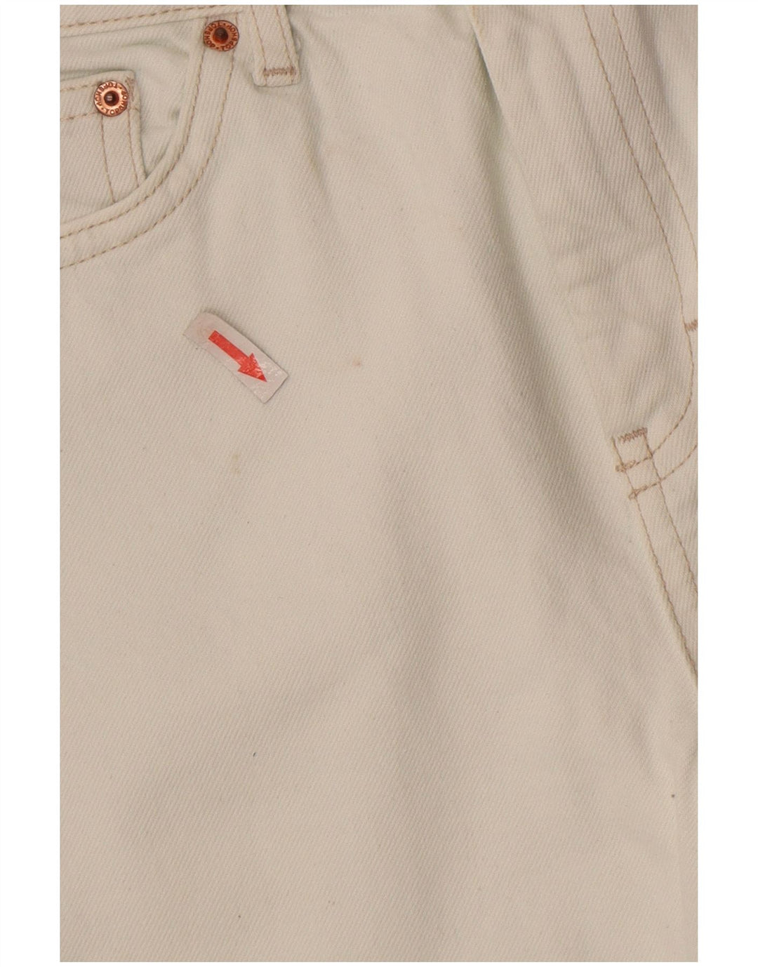 Damskie proste jeansy TOPSHOP W30 L25 białe