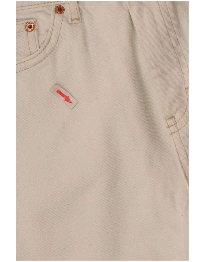 Damskie proste jeansy TOPSHOP W30 L25 białe