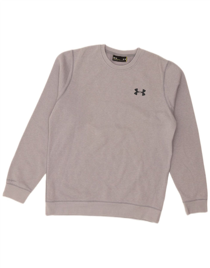 Męski sweter Under Armour, średnioszary, bawełniany