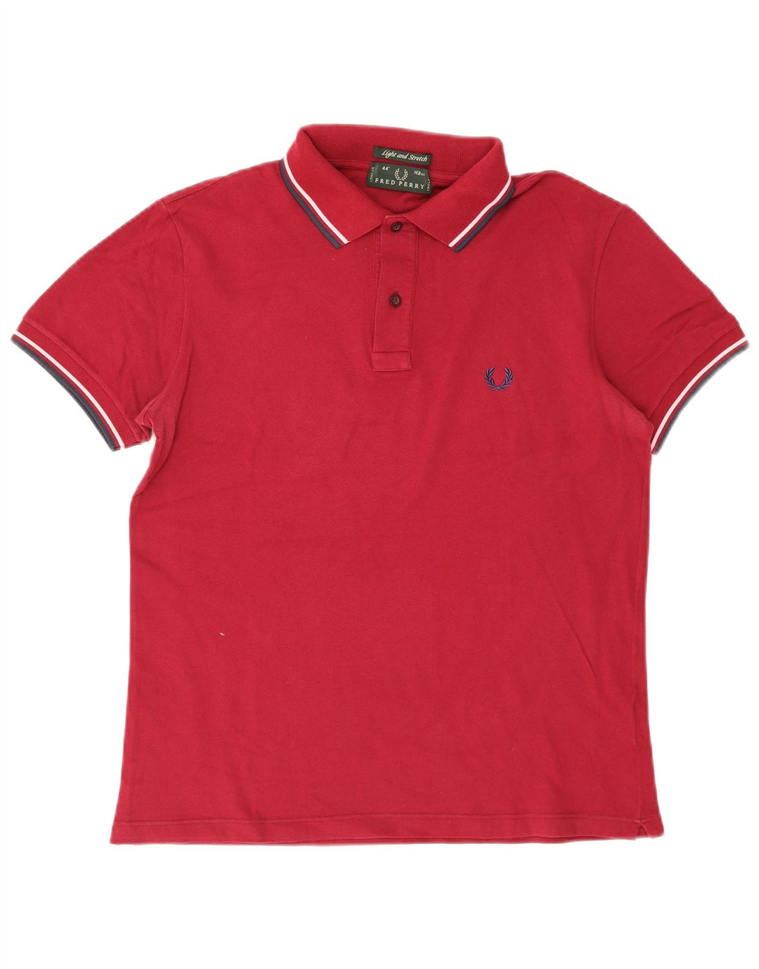 Męska koszulka polo Fred Perry, średnia, bordowa, bawełniana w paski
