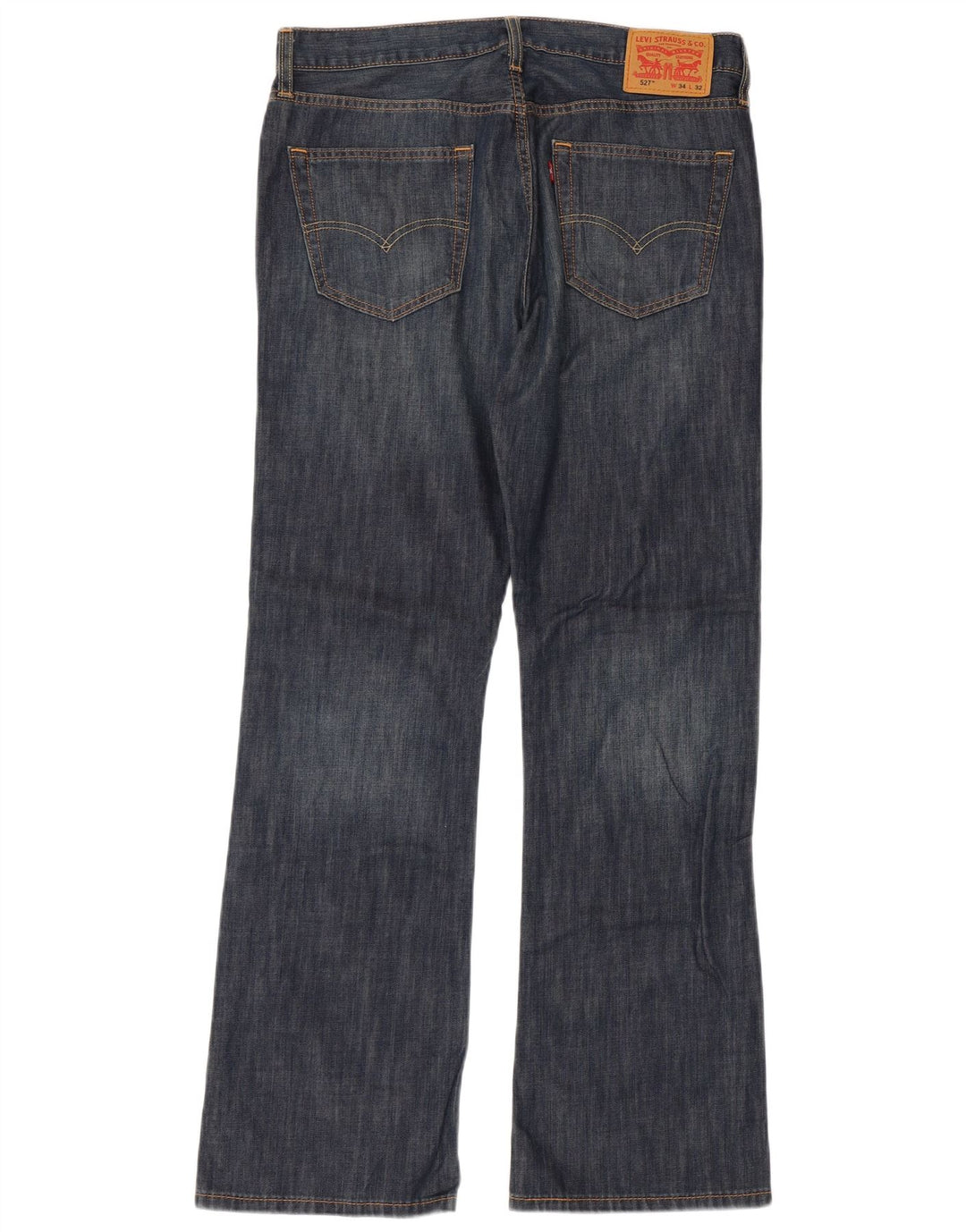 Męskie jeansy Bootcut LEVI'S 527 W34 L32 Niebieska bawełna