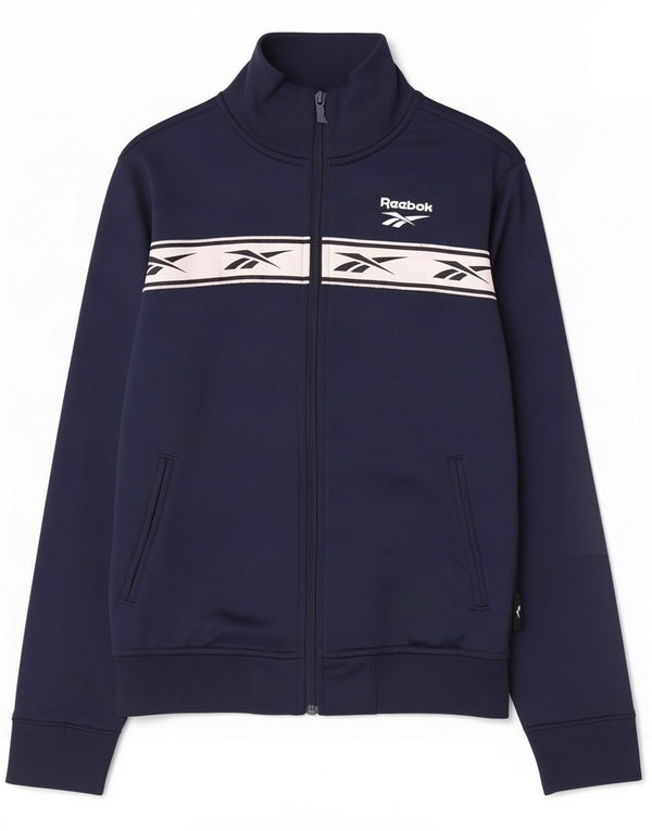 Damska kurtka dresowa Reebok Graphic UK 4/6 XS w kolorze granatowym