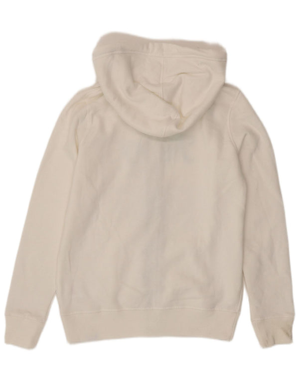 Damski sweter Roxy z grafiką i zamkiem błyskawicznym, UK 10, mały, biały, bawełniany