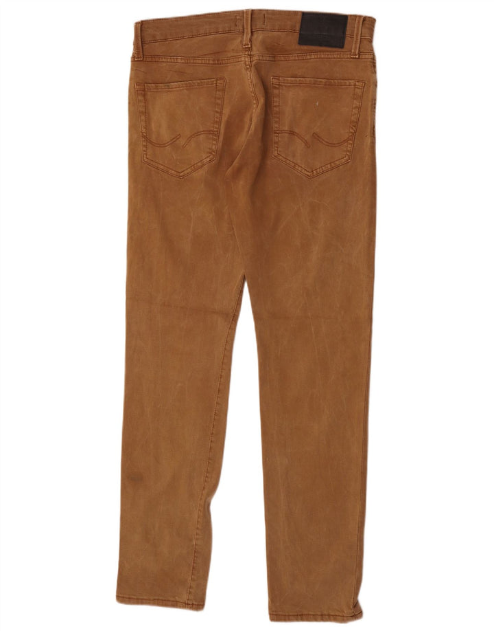 Męskie jeansy Jack & Jones GLENN Slim W31 L32 Brązowa bawełna