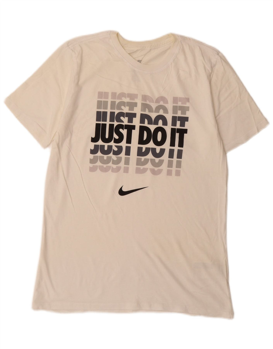 Męski T-shirt Nike Athletic Cut Graphic Top, średni, złamanej bieli, bawełniany