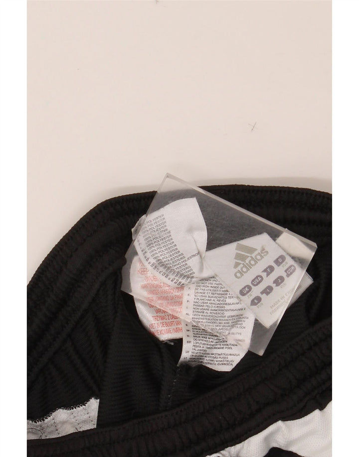 Chłopięce spodenki sportowe ADIDAS 12-13 lat, czarny poliester z blokami kolorów