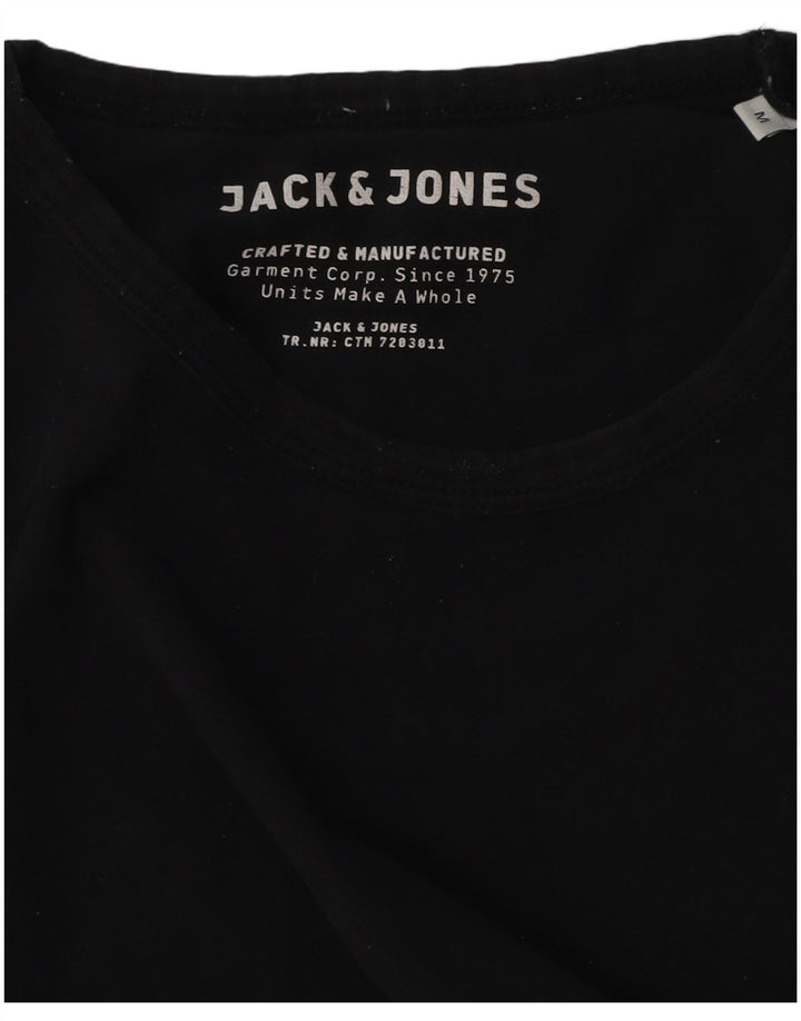 T-shirt męski Jack & Jones, średni czarny