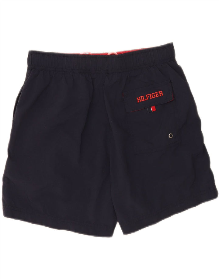 Męskie spodenki kąpielowe Tommy Hilfiger, małe, granatowe, nylonowe