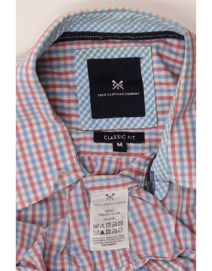 Crew Clothing Męska koszula o klasycznym kroju, średnia, wielokolorowa bawełniana kratka