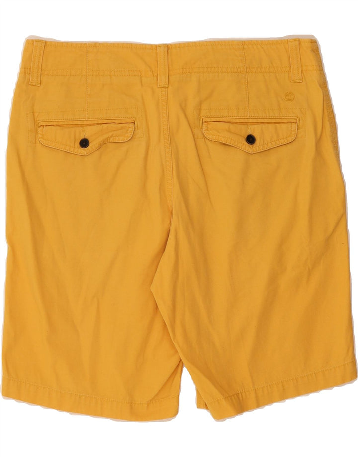 TIMBERLAND Mens Chino Shorts W33 Medium  Yellow Cotton Vintage Timberland and Second-Hand Timberland from Messina Hembry 
