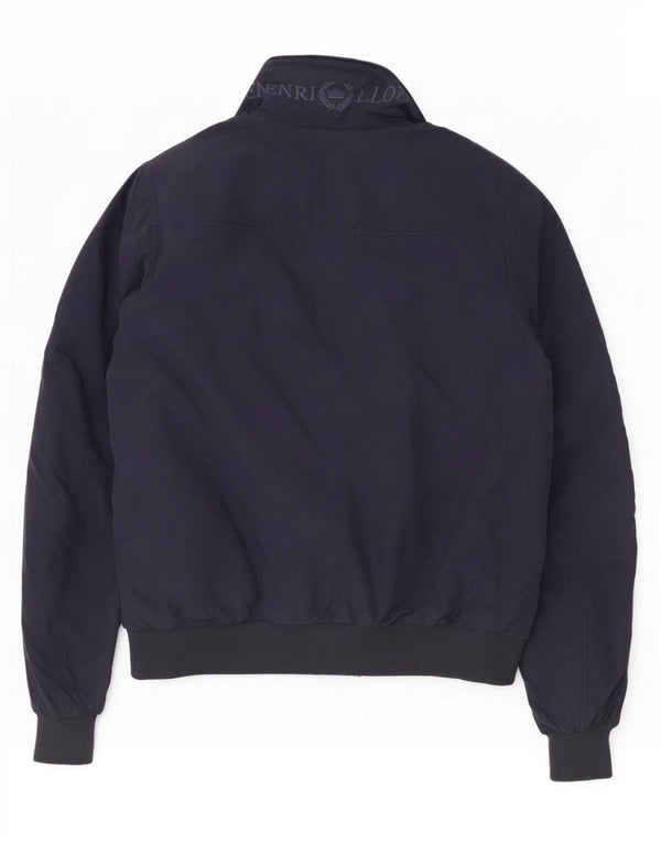 Męska kurtka bomber Henri Lloyd Graphic UK 40, duża, granatowa, nylonowa