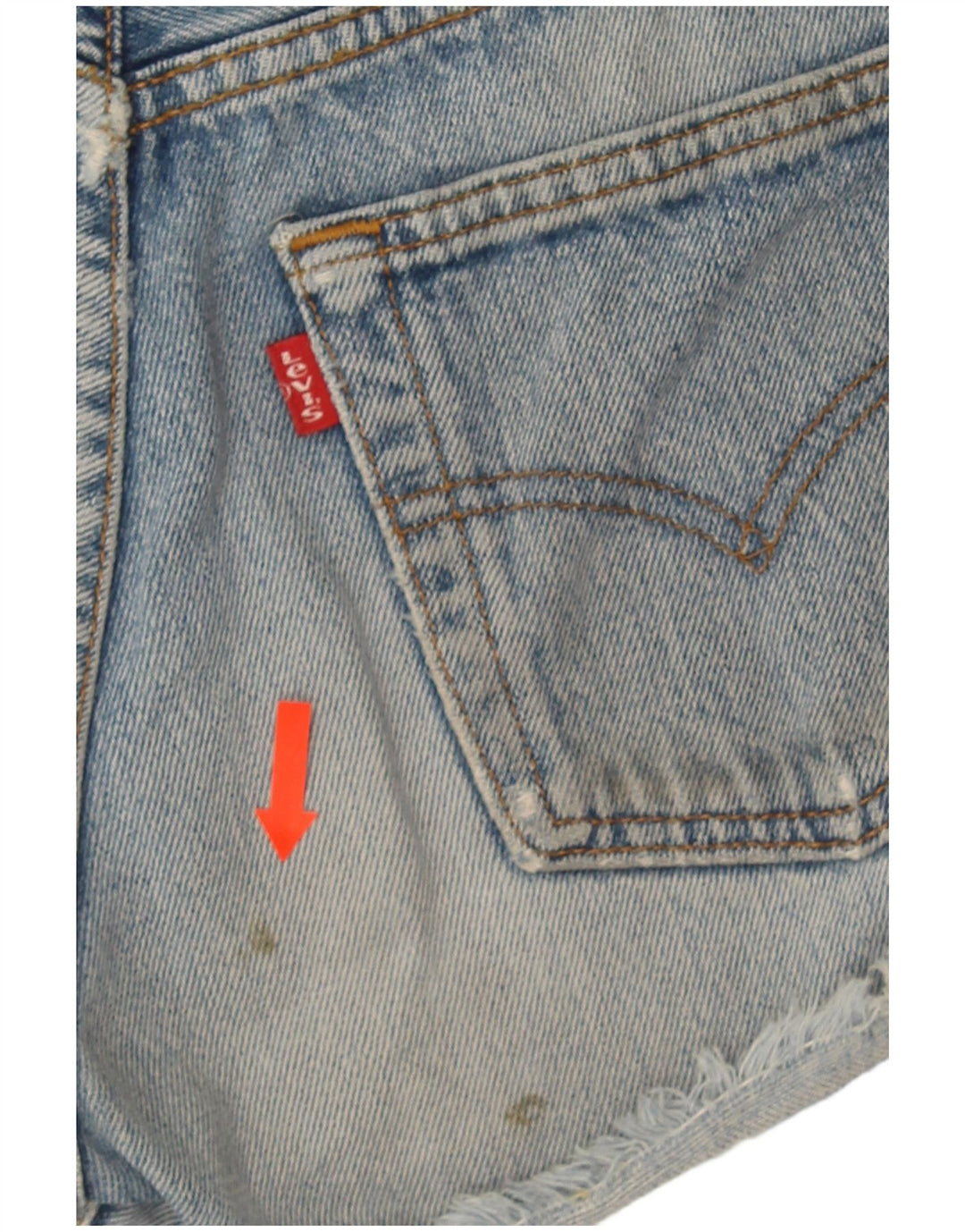 Damskie spodenki jeansowe Levi's W26 Small Blue