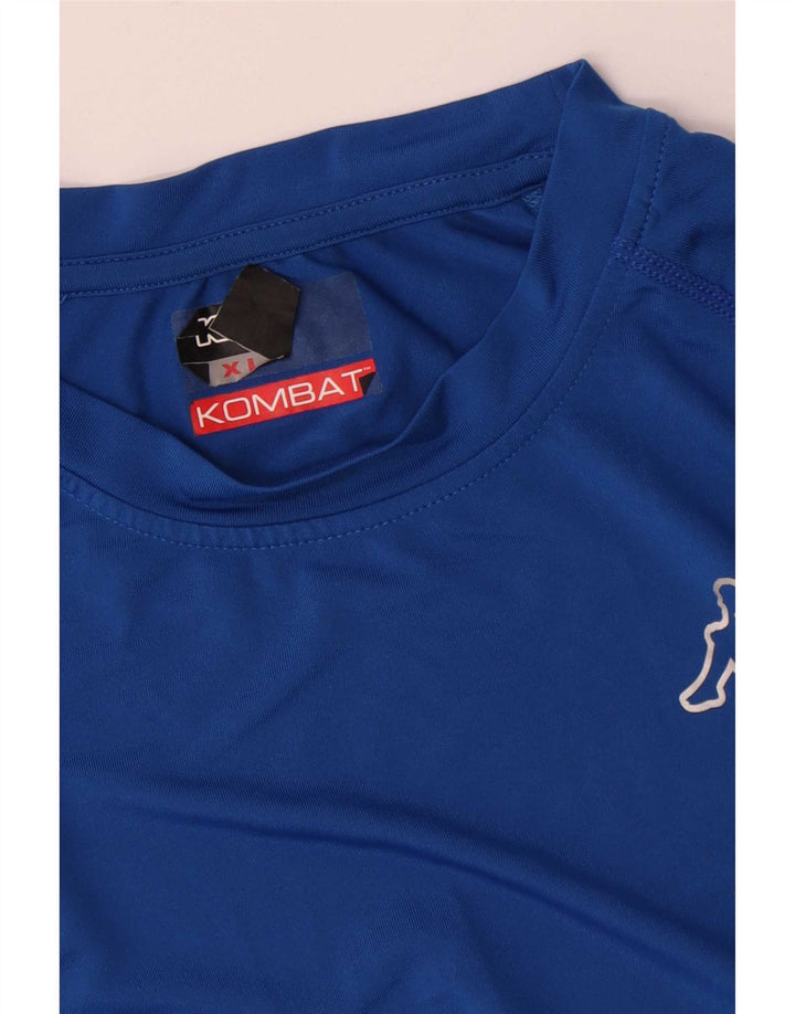 Kappa Męski top z długim rękawem XL, niebieski