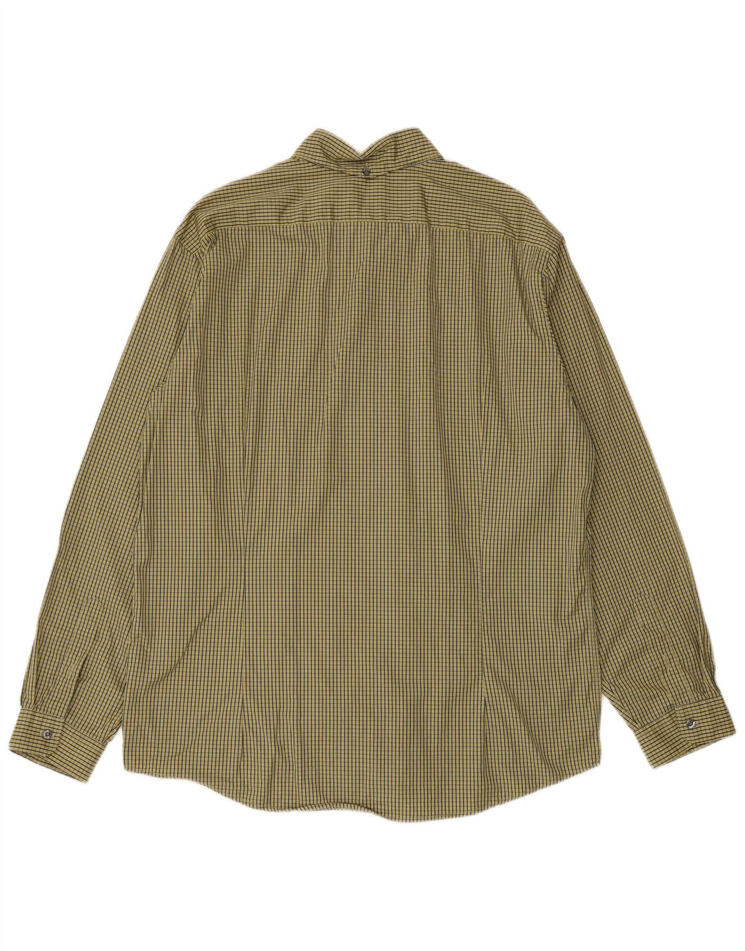 Koszula męska Lacoste, rozmiar 44, bawełniana, żółta kratka